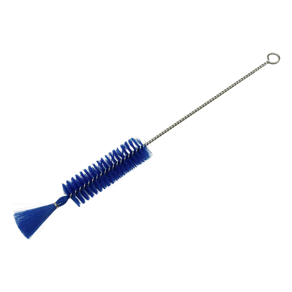 注射器洗浄ブラシ（PBT毛）　青　315×85×φ27mm画像