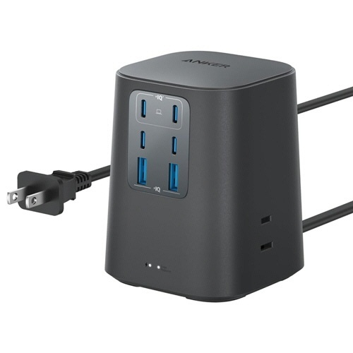 電源タップ　ANKER　Charging　Station(9-in-1　100W)　ブラック　1個画像