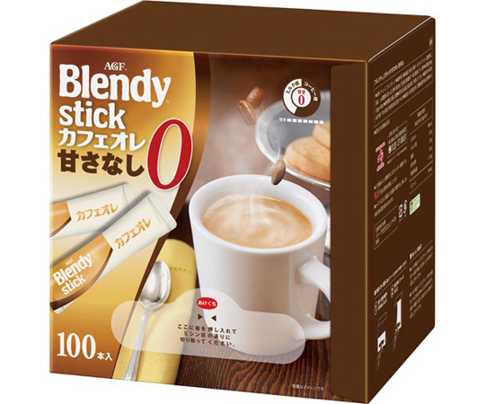 ブレンディスティックカフェオレ甘さなし100本画像