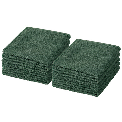 おしぼりﾀｵﾙ ｶｰｷ 1ﾊﾟｯｸ(10枚)画像