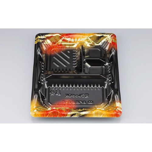 シーピー化成 弁当容器 BF恵味8-5 天舞赤 本体(N)画像