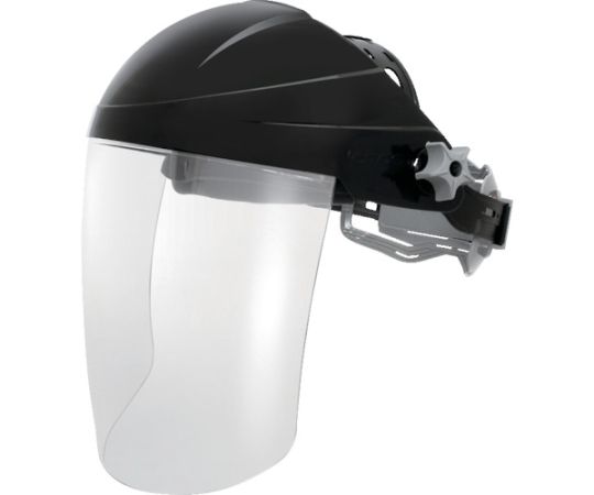 かぶり型防災面　クリア　ジョグダイヤル調節機能画像