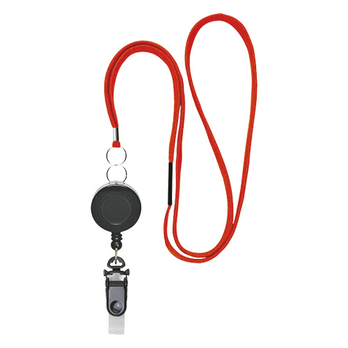 ﾘｰﾙ式吊り下げひも 赤 1本画像