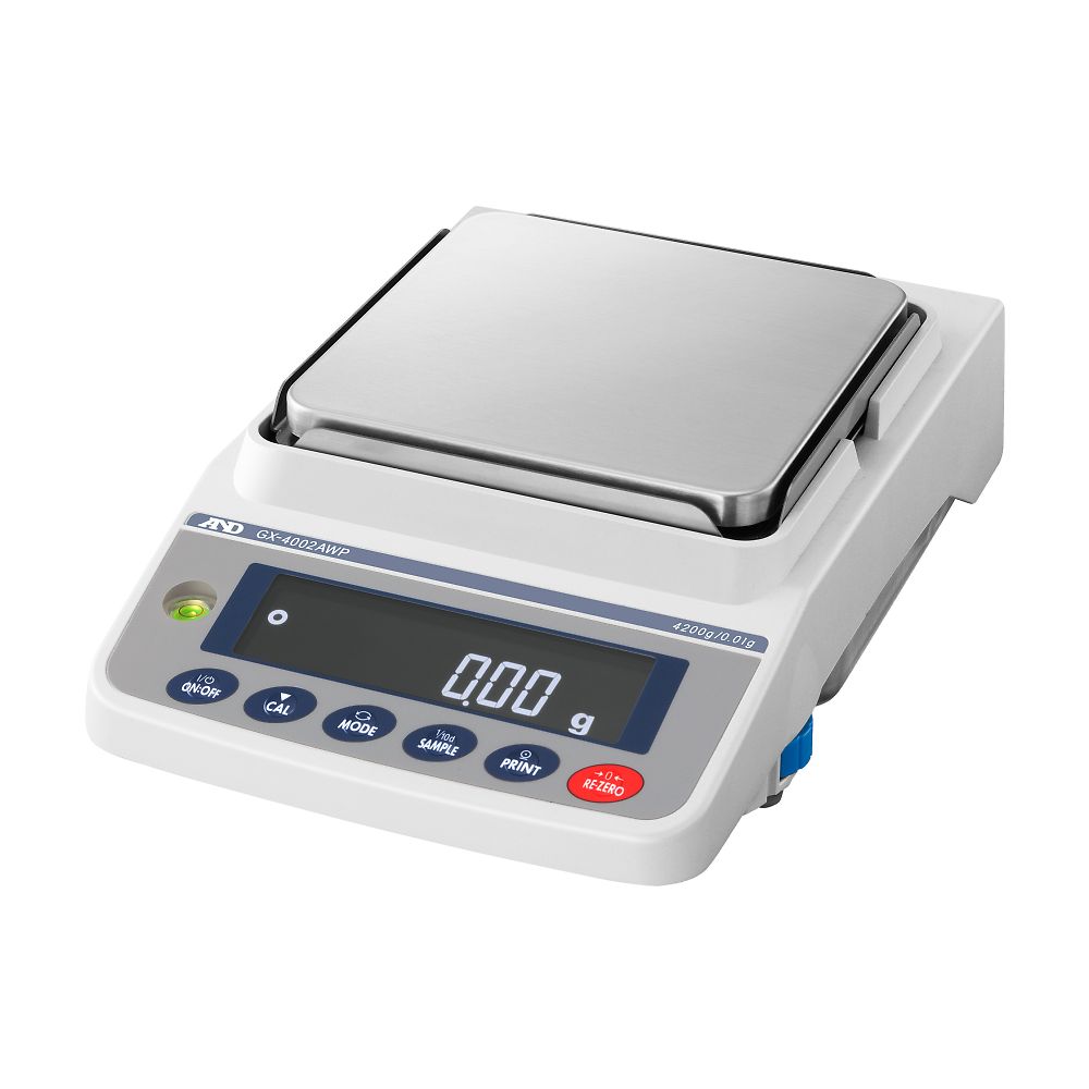 校正用分銅内蔵型防塵・防水(IP65) 汎用天びん GX-AWPシリーズ  ひょう量:4200g 最小表示:0.01g画像