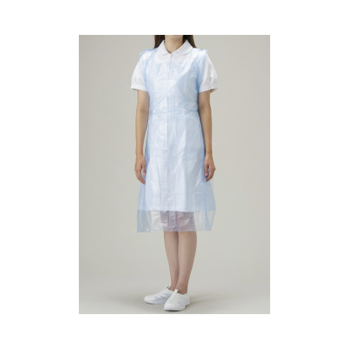 使い捨てポリエプロン　ブルー　５０枚　２８箱画像