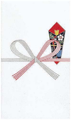 祝儀袋　御祝　文字無し　７０×１２０ｍｍ　１０枚