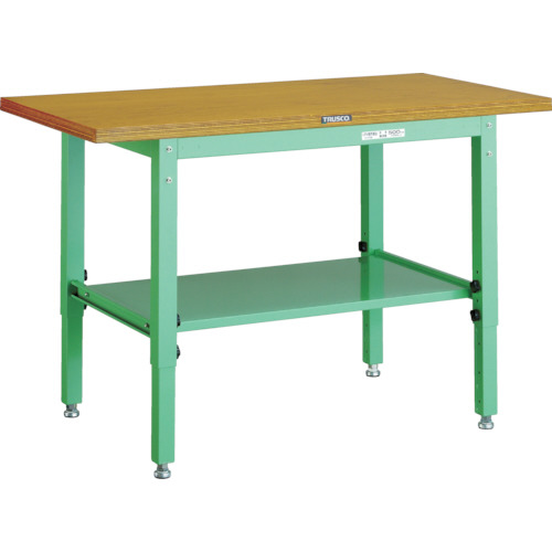 UTV型作業台 1200×600×H600-810 ﾔﾝｸﾞｸﾞﾘｰﾝ 1台画像