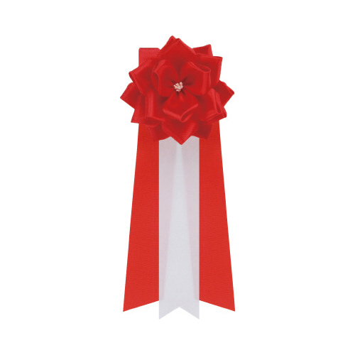 記章リボン　小　赤　２０個入　４５９－８２３