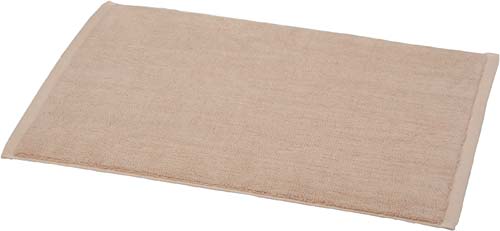業務用スレン染め　バスマット　ベージュ　１枚画像