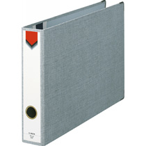 ｽﾓｰﾙﾌｧｲﾙ B4ﾖｺ 2穴 270枚収容 背幅60mm ｸﾞﾚｰ 1冊画像