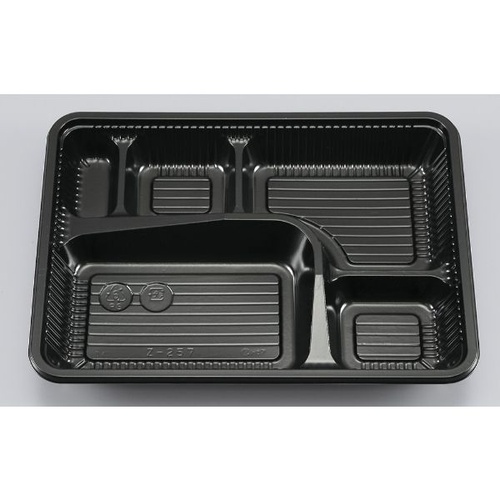 シーピー化成 弁当容器 Z-257(B) BS黒 本体画像