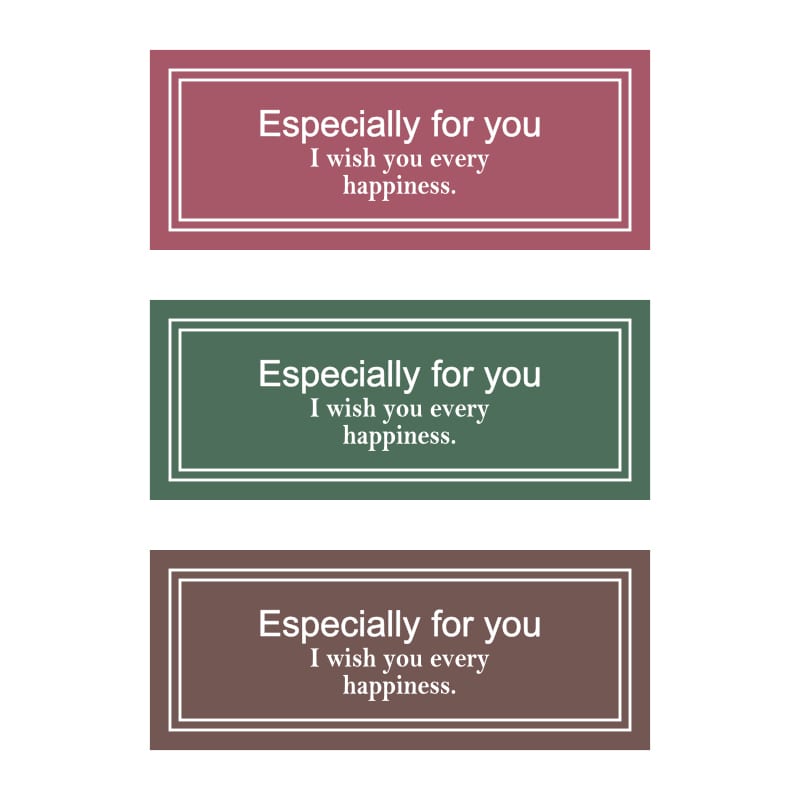 業務用ギフトシール　スタイリッシュＢ　ナチュラル画像