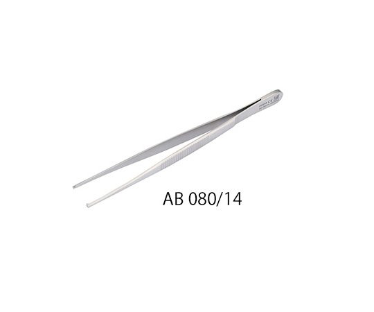 外科ピンセット　有鉤・直（細）　145mm画像