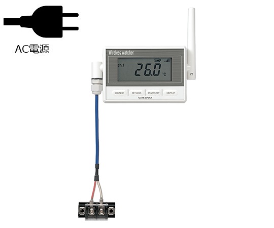 ワイヤレス ウォッチャ（監視機能付き無線ロガー）（Ｋ熱電対モデル）　ＡＣ電源画像