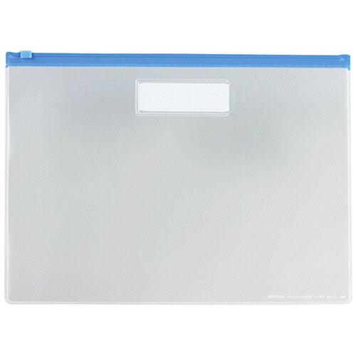 ｸﾘﾔｰｹｰｽ(ﾖｺ型) A4ﾖｺ 藍 業務用 1箱(25枚)画像