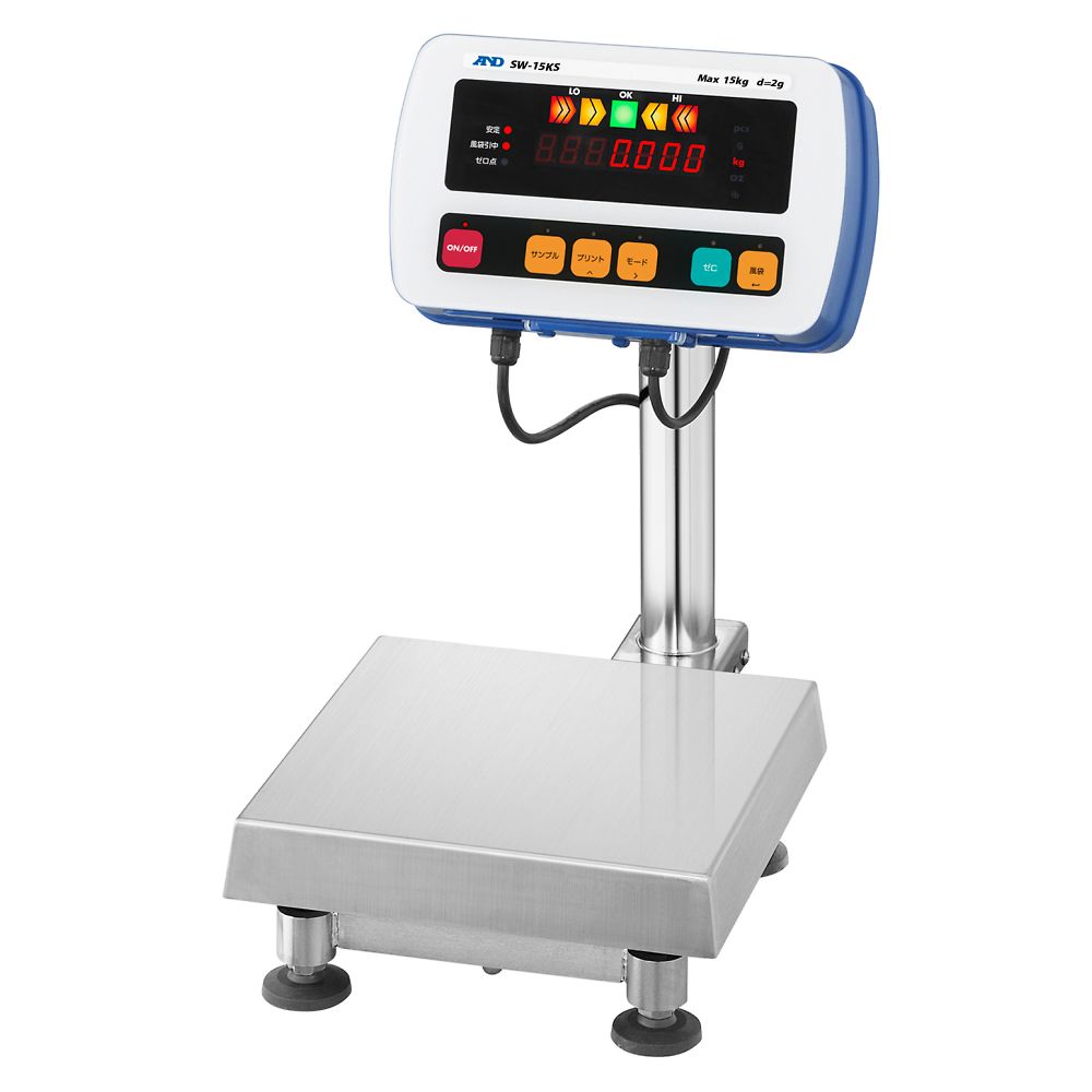 防塵・防水等級 IP69K/IP68　台はかり　SWシリーズ  ひょう量:15kg 最小表示:2g画像