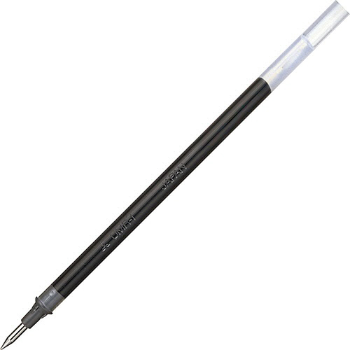 ゲルインクボールペン替芯　0.38mm　黒　ユニボール　シグノ　極細用　1箱(10本)
