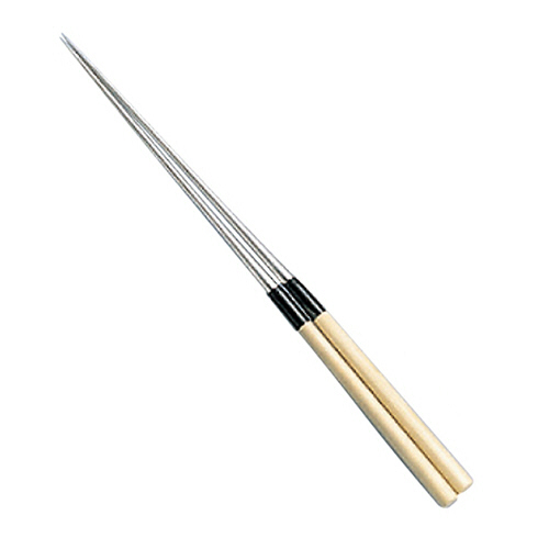 白木柄 盛箸(水牛桂付) 16.5cm 1組