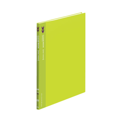 クリヤーブック＜Ｋ２＞サイドスロー　２０Ｐ黄緑画像