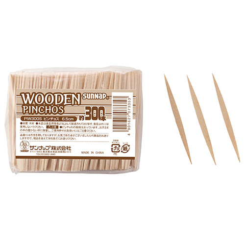 木製ﾋﾟﾝﾁｮｽ 65mm 1ﾊﾟｯｸ(300本)画像