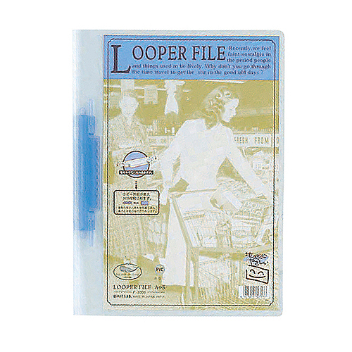 ﾙｰﾊﾟｰﾌｧｲﾙ A4ﾀﾃ 2穴 100枚収容 青 1ｾｯﾄ(25冊)画像