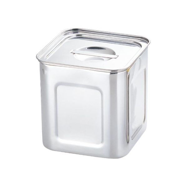 UK 角・深型キッチンポット・ダブルウォール13.5cm(セット) YUKIWA画像