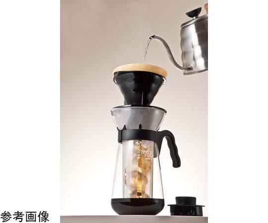 V60アイスコーヒーメーカー 18個入 透明なパッケージに収められたコーヒーメーカーの全体像