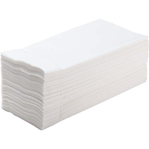 カラーナプキン８折２ＰＬＹ　白無地　５０枚入×４０画像