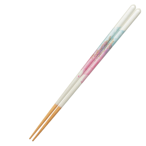 箸 23cm KAKEHASHI NATURA ナチュラルスタイル 食洗機対応 すべり止め 木製 天然木 ブルー画像