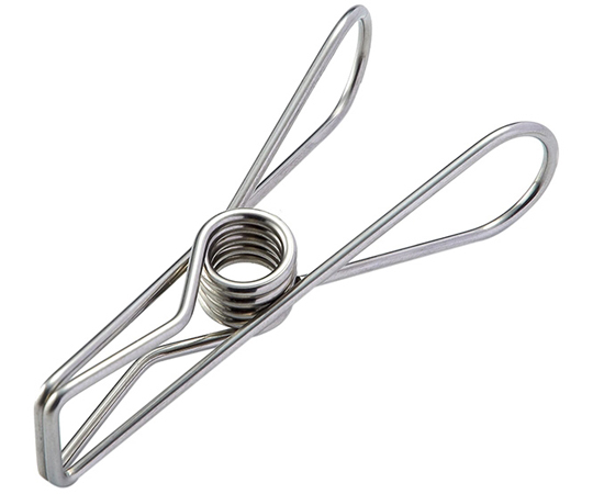 つまみやすいステンレス製ピンチ（20P）薄手用 1袋（20個入）