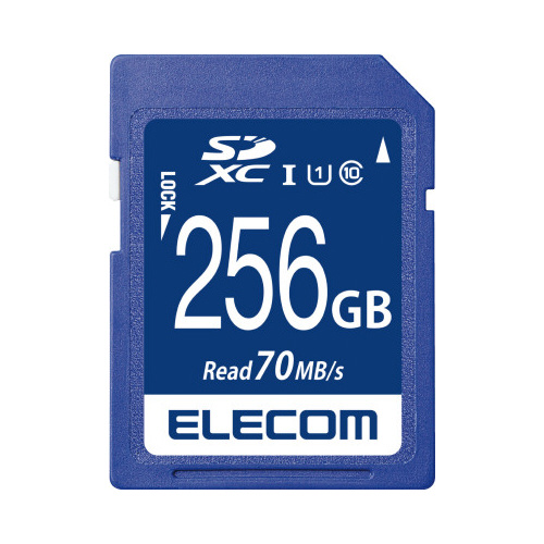 ＳＤＸＣカード　ＵＨＳ－Ｉ　Ｕ１　２５６ＧＢ画像