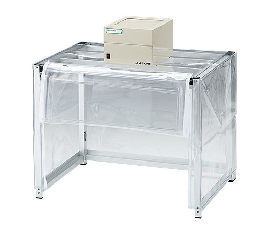 折りたたみ簡易ドラフト　ファンユニット1台付き　700×500×550(700)mm