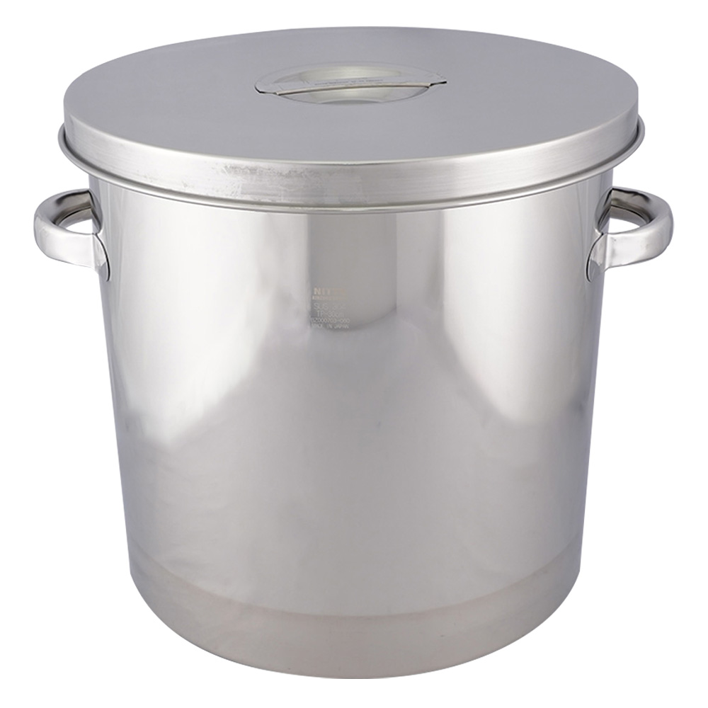 テーパー型フタ付きステンレスタンク　20L画像