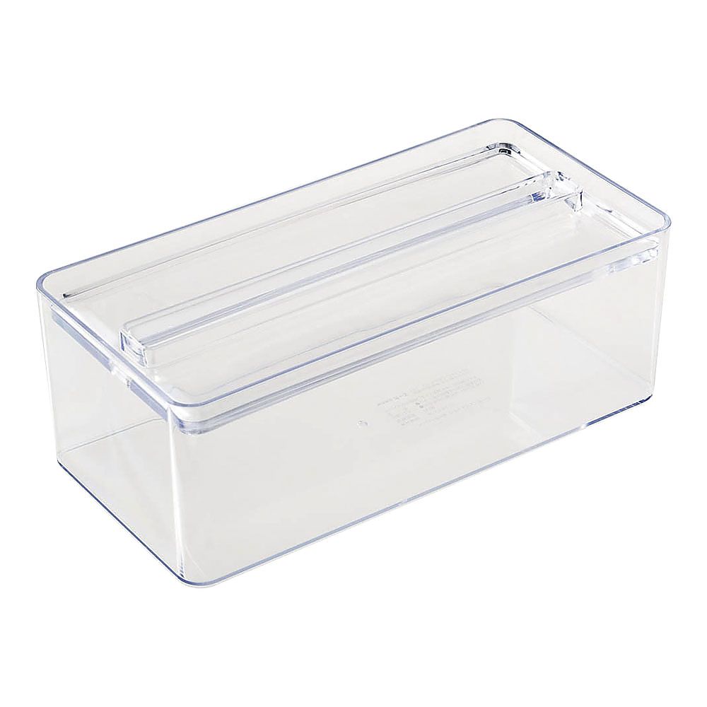 ペーパータオルケース　クリア画像