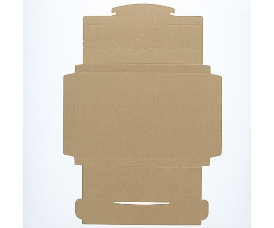 ダンボール　ラクポスBOX　265-20　10枚 厚手のダンボールが整然と積み重なった様子