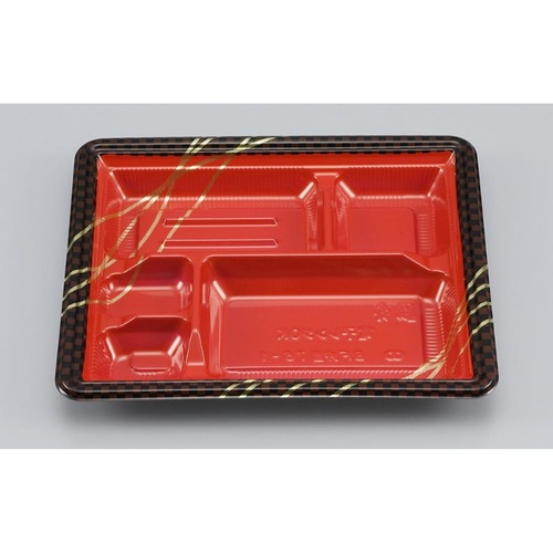 シーピー化成 弁当容器 BF弁当76-1 市松 本体画像