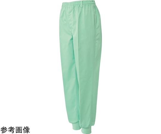 男女共用混入だいきらい総ゴム・裾口ジャージパンツ グリーン L
