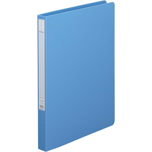 パンチレスファイル厚とじ　青Ａ４縦背幅２５ｍｍ画像