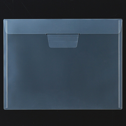 ﾌﾀ付ｸﾘｱﾎﾙﾀﾞｰ(ﾛｯｸ機能付) A4ﾖｺ 1ﾊﾟｯｸ(10枚)画像