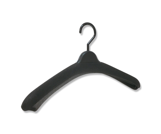 ハンガー用品 ウレタンカバー Mサイズ 黒 10枚入