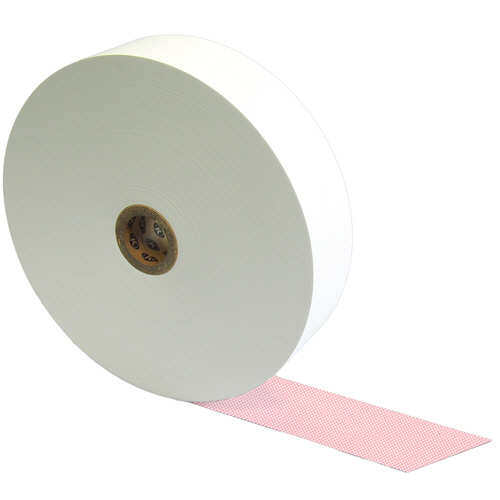 券売機用ﾛｰﾙ紙ﾐｼﾝ目無し 幅57.5mm×長さ300m 芯内径35mm ﾋﾟﾝｸ 1箱(5巻)画像