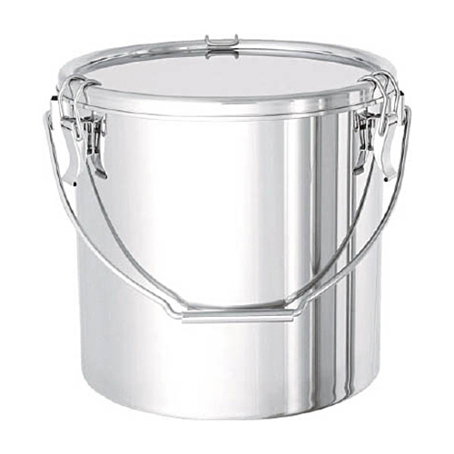 ｽﾃﾝﾚｽﾀﾝｸ ｽﾄﾚｰﾄｸﾘｯﾌﾟ式吊下げ密閉ﾀﾝｸ(ﾌﾀ付) 25L 1個