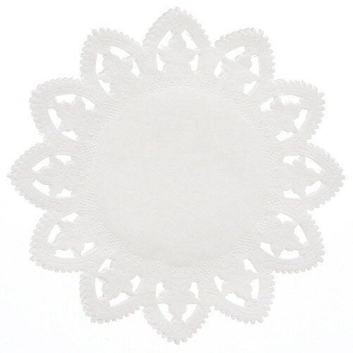 SWAN ﾚｰｽﾍﾟｰﾊﾟｰ 丸型 6号 1ｾｯﾄ(500枚:100枚×5ﾊﾟｯｸ)画像