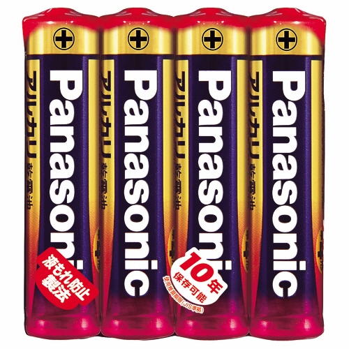 ｱﾙｶﾘ乾電池 単4形 1ﾊﾟｯｸ(4本)