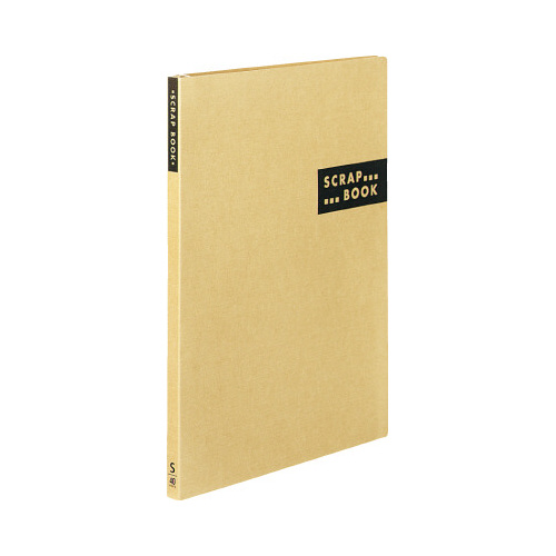 スクラップブックＳスパイラルとじ固定Ｂ４　４０枚茶画像