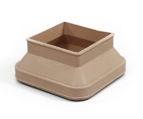フリーサイズゴム脚キャップ(バラ) 角 50～65ミリ用 ベージュ画像