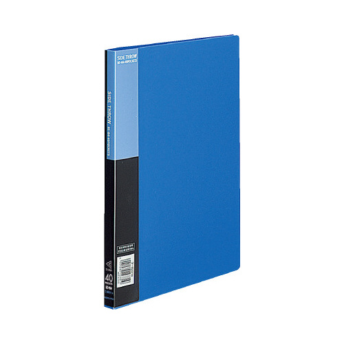 クリヤブックベーシック横入Ｂ５縦４０ポケット青Ｘ３画像