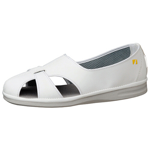 静電作業靴 男女兼用 ｻﾝﾀﾞﾙﾀｲﾌﾟ PS-01S ﾎﾜｲﾄ 28.0cm 1足画像