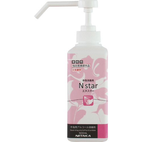 手指消毒用Nｽﾀｰ 本体 500mL 1本画像