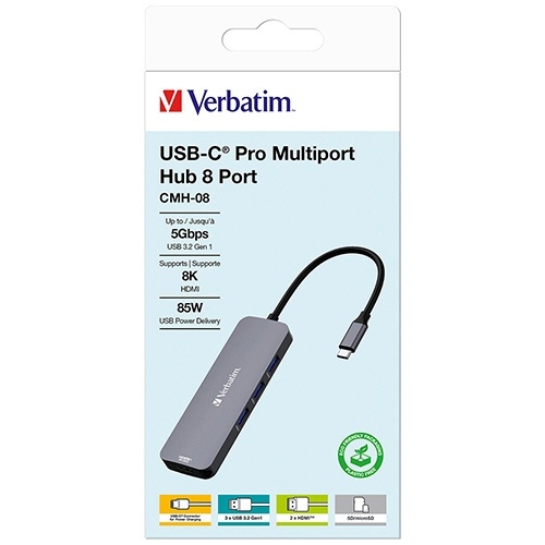 PD急速充電対応　USB　Type-Cハブ　8　in　1　1個